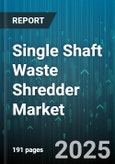 Single Shaft Waste Shredder Market by Sales Channel (Aftermarket, Oem), Equipment Type (Electric, Hydraulic, Manual), Capacity, Material Type, End User Industry - Global Forecast 2025-2030- Product Image