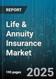 Life & Annuity Insurance Market by Product Type (Annuity, Life Insurance), Distribution Channel (Agents Brokers, Bancassurance, Direct Writers), Policyholder Type, Age Group, Income Level - Global Forecast 2025-2030- Product Image