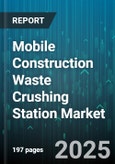 Mobile Construction Waste Crushing Station Market by Crusher Type (Cone, Impact, Jaw), Machine Type (Crawler, Wheel), Capacity Range, End User, Application, Output Size, Sales Mode - Global Forecast 2025-2030- Product Image