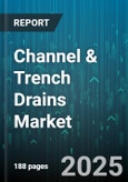 Channel & Trench Drains Market by Material (Concrete, Ductile Iron, Polymer Concrete), Application (Commercial, Industrial, Infrastructure), End User, Installation, Grating Material - Global Forecast 2025-2030- Product Image