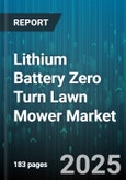 Lithium Battery Zero Turn Lawn Mower Market by End User (Commercial, Residential), Deck Size (Extra Large Over 60 Inch, Large 48 To 60 Inch, Medium 36 To 48 Inch), Battery Voltage, Sales Channel, Price Range - Global Forecast 2025-2030- Product Image