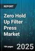 Zero Hold Up Filter Press Market by Filter Type (Membrane Plate, Plate And Frame, Recessed Plate), Industrial Application (Chemical, Food And Beverage, Mining And Mineral), Automation, Sales Channel, Capacity - Global Forecast 2025-2030- Product Image