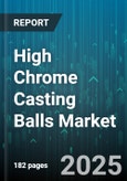High Chrome Casting Balls Market by Application (Cement, Mining, Power Generation), Material Grade (16-18% Cr, 18-22% Cr, Above 22% Cr), Diameter Range, Distribution Channel, Production Method - Global Forecast 2025-2030- Product Image