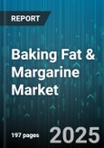 Baking Fat & Margarine Market by Product Type (Baking Shortening, Block Margarine, Liquid Margarine), Application (Commercial Baking, Home Baking), Distribution Channel, Packaging, Ingredient - Global Forecast 2025-2030- Product Image
