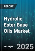 Hydrolic Ester Base Oils Market by Application (Compressor Oil, Grease, Hydraulic Fluid), End User Industry (Aerospace, Automotive, Manufacturing), Viscosity Grade, Composition, Sales Channel - Global Forecast 2025-2030- Product Image