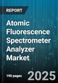 Atomic Fluorescence Spectrometer Analyzer Market by Application (Clinical And Pharmaceutical, Environmental Testing, Food Safety And Agriculture), Product (Benchtop, Portable), End User, Sales Channel - Global Forecast 2025-2030- Product Image