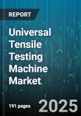 Universal Tensile Testing Machine Market by Machine Type (Electromechanical, Servo Hydraulic, Tabletop), Material (Ceramics, Composites, Metals), End-User Industry, Testing Mode, Technology, Sales Channel - Global Forecast 2025-2030- Product Image