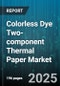 Colorless Dye Two-component Thermal Paper Market by Application (Labeling, Receipt Printing, Ticketing), End Use Industry (Banking & Finance, Healthcare, Hospitality), Product Type, Distribution Channel, Grade - Global Forecast 2025-2030 - Product Image