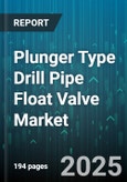 Plunger Type Drill Pipe Float Valve Market by Application (Mining Drilling, Oilfield Drilling, Water Well Drilling), Material (Alloy Steel, Composite, Steel), Product Size, Pressure Rating, End Use, Distribution Channel - Global Forecast 2025-2030- Product Image