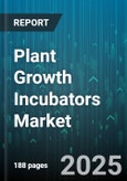 Plant Growth Incubators Market by Application (Commercial Agriculture, Horticulture, Pharmaceutical), End User (Academic Institutions, Biotech Companies, Commercial Growers), Type, Technology, Capacity, Grow Medium - Global Forecast 2025-2030- Product Image