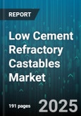 Low Cement Refractory Castables Market by End Use Industry (Cement, Glass, Non Ferrous Metals), Product Type (Calcium Aluminate Cement Bonded, Phosphate Bonded, Silicate Bonded), Application, Form, Installation Temperature - Global Forecast 2025-2030- Product Image
