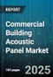 Commercial Building Acoustic Panel Market by Material Type (Composite, Fabric Wrapped, Foam), Installation Type (Ceiling, Freestanding, Partition), End Use, Distribution Channel, Sound Absorption, Sound Diffusion, Barrier Panel - Global Forecast 2025-2030 - Product Image