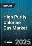 High Purity Chlorine Gas Market by Application (Chemical Manufacturing, Pharmaceuticals, Semiconductor And Electronics Manufacturing), Purity Grade (99.5 To 99.9, 99.9 To 99.99, Above 99.99), Packaging Type, Distribution Channel - Global Forecast 2025-2030- Product Image