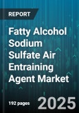 Fatty Alcohol Sodium Sulfate Air Entraining Agent Market by End Use Industry (Construction, Detergents And Cleaning, Oil And Gas), Application (Air Entraining Agent, Emulsifier, Foaming Agent), Product Type, Distribution Channel - Global Forecast 2025-2030- Product Image