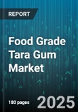 Food Grade Tara Gum Market by Application (Bakery, Beverages, Confectionery), End Use (Food, Personal Care, Pharmaceuticals), Distribution Channel, Grade, Form - Global Forecast 2025-2030- Product Image