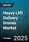 Heavy Llift Delivery Drones Market by End User Industry (Agriculture, Construction, E Commerce), Payload Capacity (50 To 100 Kg, Above 100 Kg, Up To 50 Kg), Application, Propeller Number, Propulsion Type, Altitude Range - Global Forecast 2025-2030 - Product Image