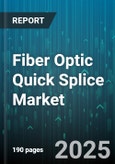 Fiber Optic Quick Splice Market by Product Type (Multi Fiber Quick Splice, Ribbon Quick Splice, Single Fiber Quick Splice), Fiber Type (Multi Mode, Single Mode), Application, End User, Distribution Channel, Installation - Global Forecast 2025-2030- Product Image
