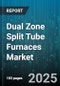 Dual Zone Split Tube Furnaces Market by End User (Academic Institutions, Industrial, Research Laboratories), Application (Chemical Synthesis, Heat Treatment, Materials Testing), Temperature Range, Atmosphere, Control Type, Capacity, Product Type - Global Forecast 2025-2030 - Product Thumbnail Image