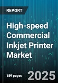 High-speed Commercial Inkjet Printer Market by Application (Corrugated Boxes, Direct to Object, Folding Cartons), Ink Type (Latex-Based, Solvent-Based, UV Curable), Technology, End User, Print Width, Speed Range, Resolution, Deployment, Service Model - Global Forecast 2025-2030- Product Image