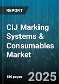 CIJ Marking Systems & Consumables Market by End Use Industry (Automotive & Manufacturing, Chemicals, Cosmetics & Personal Care), Application (Batch Coding, Date Coding, Serialization), Ink Type, Operation Mode, Distribution Channel - Global Forecast 2025-2030- Product Image