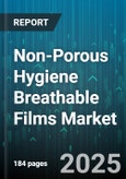 Non-Porous Hygiene Breathable Films Market by Application (Adult Incontinence, Baby Diapers, Feminine Hygiene), Material Type (Polyethylene, Polyurethane, Polyvinyl Chloride), Manufacturing Process, Film Thickness, End-User Industry - Global Forecast 2025-2030- Product Image