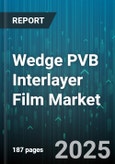 Wedge PVB Interlayer Film Market by End Use (Architectural, Automotive), Product Type (Acoustic, Colored, Reinforced), Thickness, Technology, Distribution Channel - Global Forecast 2025-2030- Product Image