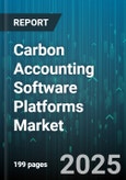 Carbon Accounting Software Platforms Market by Solution Type (Services, Software), Deployment Mode (Cloud, On Premises), Organization Size, Application, Industry Vertical, Licensing Model - Global Forecast 2025-2030- Product Image