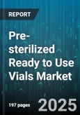 Pre-sterilized Ready to Use Vials Market by Material (Glass, Plastic), Application (Drug Delivery, Research, Storage), End User, Size, Closure, Sterilization Method, Therapeutic Area - Global Forecast 2025-2030- Product Image