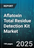 Aflatoxin Total Residue Detection Kit Market by Detection Method (Chromatography, Immunoassays, Molecular), Product Type (Elisa Kits, Lateral Flow Devices, PCR Kits), Sample Type, End Use, Distribution Channel - Global Forecast 2025-2030- Product Image