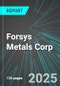 Forsys Metals Corp (FSY:TSE) : Analytics, Extensive Financial Metrics, and Benchmarks Against Averages and Top Companies Within its Industry - Product Thumbnail Image