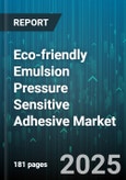 Eco-friendly Emulsion Pressure Sensitive Adhesive Market by End Use Industries, Material Composition, Performance Attributes, Application Technique, Customer Size, Sustainability Features, Compliance and Certification - Global Forecast to 2030- Product Image