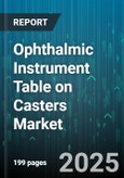Ophthalmic Instrument Table on Casters Market by Product Type (Portable Instruments, Stationary Instruments), Usage Aspects (Clinical Use, Research Use), Technology Integration, Material Composition, Design and Ergonomics - Global Forecast to 2030- Product Image