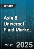 Axle & Universal Fluid Market by Vehicle Category (Commercial Trucks, Off Road Equipment, Passenger Vehicles), Fluid Composition (Blended Formulations, Mineral Base Fluids, Synthetic Base Fluids), Performance Attributes, Industry Application - Global Forecast to 2030- Product Image