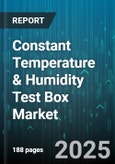 Constant Temperature & Humidity Test Box Market - Global Forecast to 2030- Product Image