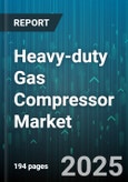 Heavy-duty Gas Compressor Market by Compressor Type (Centrifugal, Reciprocating, Rotary Screw), Drive Type (Diesel Engine, Electric Motor, Gas Engine), Application, Stage, Lubrication Type - Global Forecast 2025-2030- Product Image