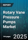 Rotary Vane Pressure Pumps Market by Product Type (Multi Stage, Single Stage, Two Stage), Lubrication (Oil Free, Oil Lubricated), End User, Drive Type, Speed, Pressure Range, Distribution Channel - Global Forecast 2025-2030- Product Image