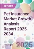 Pet Insurance Market Growth Analysis Report 2025-2034- Product Image
