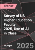 Survey of US Higher Education Faculty 2025, Use of AI in Class- Product Image