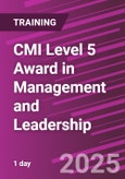CMI Level 5 Award in Management and Leadership (ONLINE EVENT: November 20, 2025)- Product Image