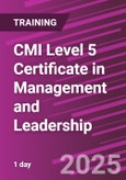 CMI Level 5 Certificate in Management and Leadership (ONLINE EVENT: December 18, 2025)- Product Image