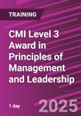 CMI Level 3 Award in Principles of Management and Leadership (ONLINE EVENT: December 17, 2025)- Product Image