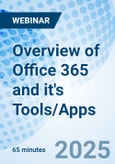 Overview of Office 365 and it's Tools/Apps - Webinar (ONLINE EVENT: November 21, 2025)- Product Image