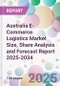 Australia E-Commerce Logistics Market Size, Share Analysis and Forecast Report 2025-2034 - Product Thumbnail Image