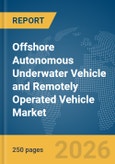Offshore Autonomous Underwater Vehicle (AUV) and Remotely Operated Vehicle (ROV) Market Report 2026- Product Image