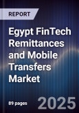 Egypt FinTech Remittances and Mobile Transfers Market- Product Image