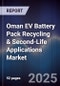 Oman EV Battery Pack Recycling & Second-Life Applications Market Size, Share, Growth Drivers, Trends, Opportunities, Competitive Landscape & Forecast 2025-2030 - Product Image