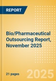 Bio/Pharmaceutical Outsourcing Report, November 2025- Product Image