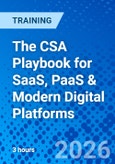 The CSA Playbook for SaaS, PaaS & Modern Digital Platforms (ONLINE EVENT: January 22, 2026)- Product Image