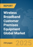 Wireless Broadband Customer Premises Equipment (CPE) Global Market Report 2025- Product Image