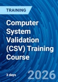 Computer System Validation (CSV) Training Course (ONLINE EVENT: January 27-29, 2026)- Product Image
